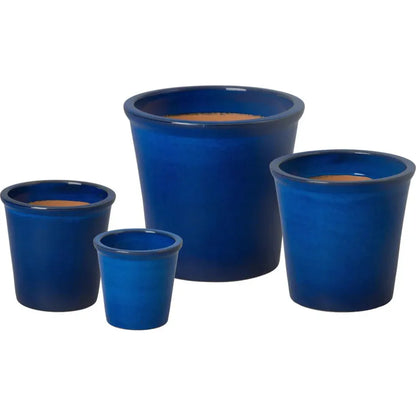 Handmade Ceramic Round Planter - LOOMLAN - Emissary - Planters