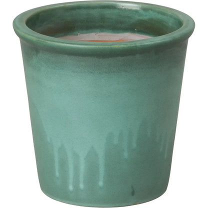 Handmade Ceramic Round Planter - LOOMLAN - Emissary - Planters