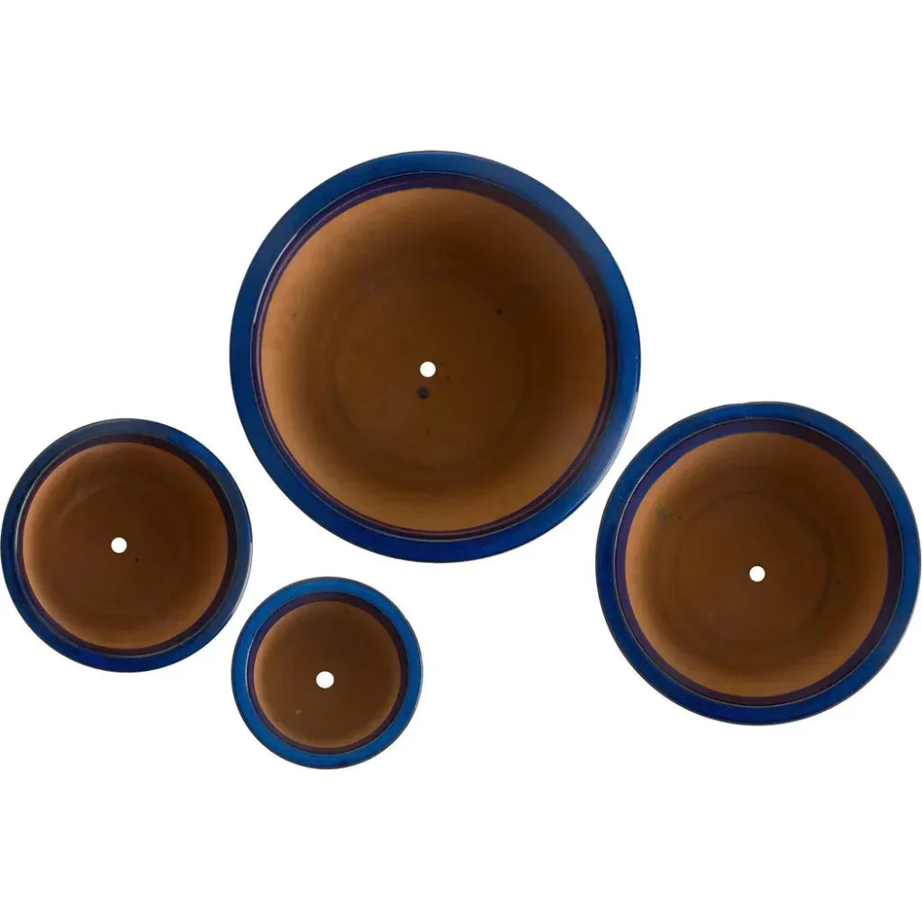 Handmade Ceramic Round Planter - LOOMLAN - Emissary - Planters