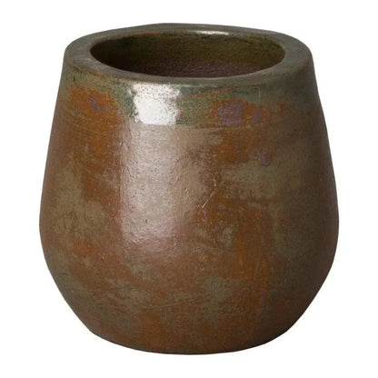 Handmade Round Ceramic Planter - LOOMLAN - Emissary - Planters