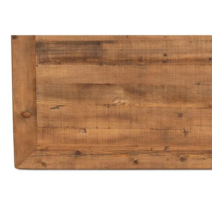 Handmade Square Coffee Table Natural 57" - LOOMLAN - Sarreid - Coffee Tables