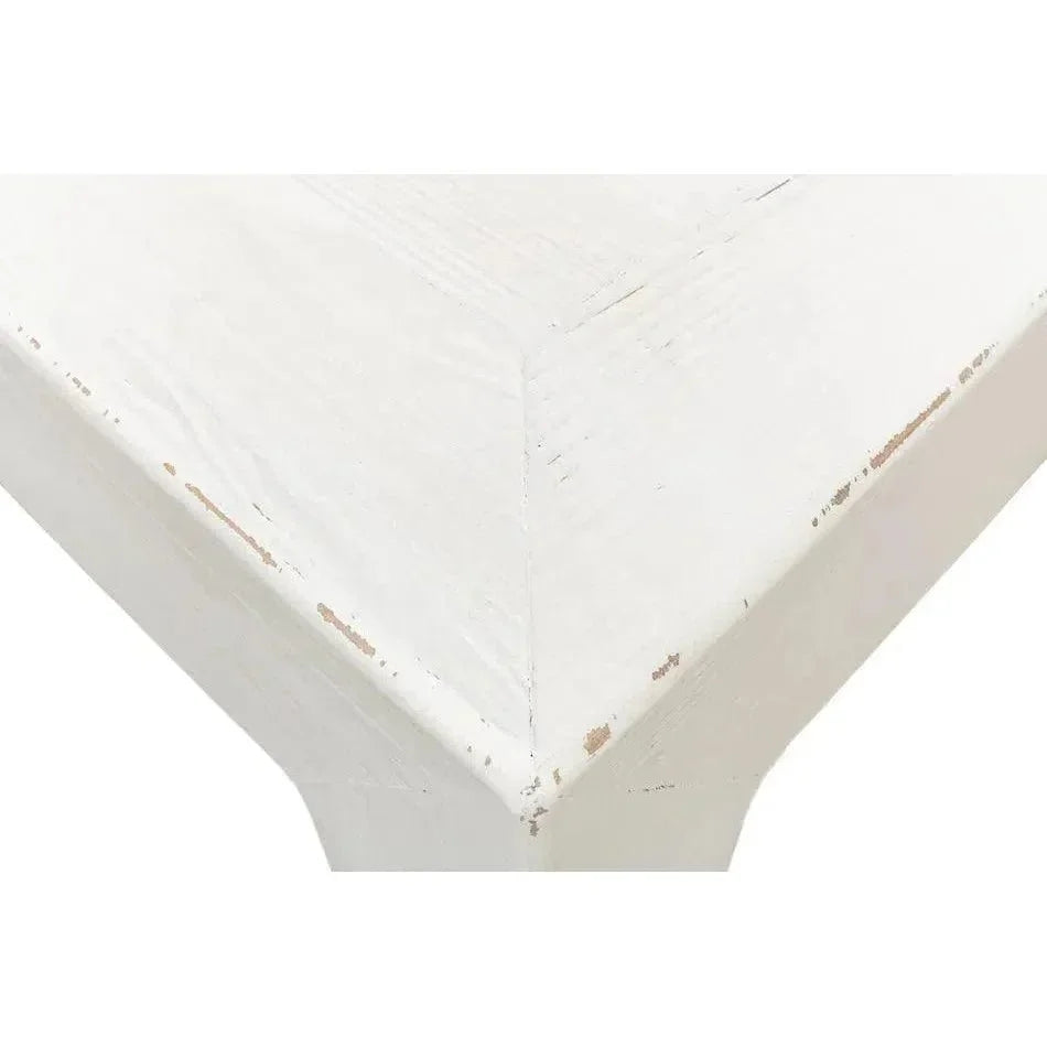Handmade Square Coffee Table White 57" - LOOMLAN - Sarreid - Coffee Tables