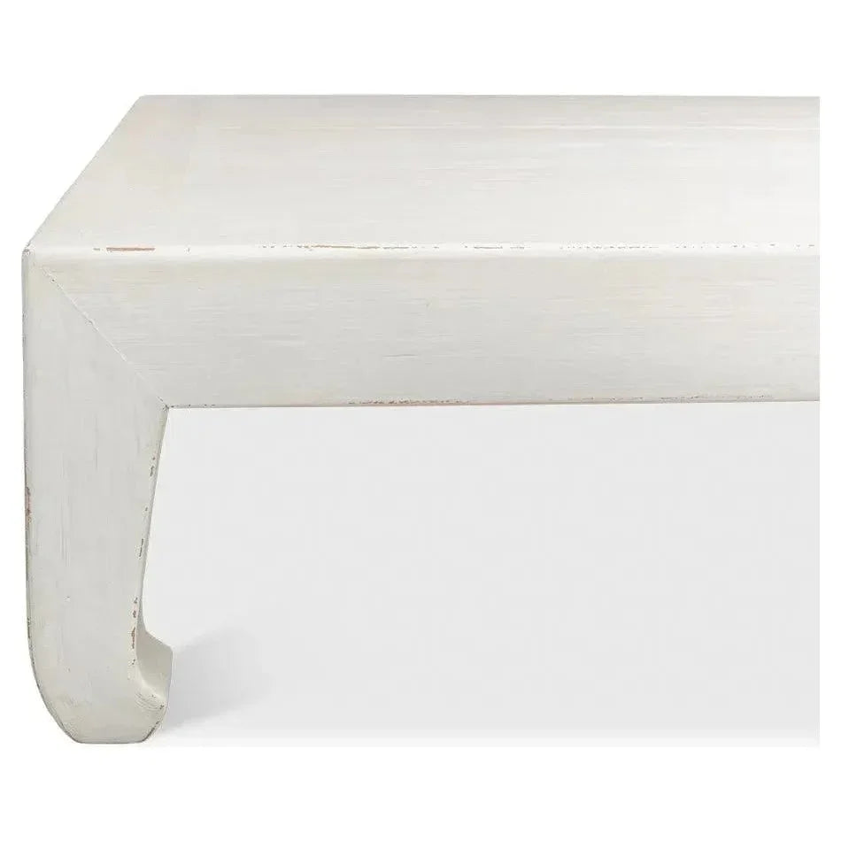 Handmade Square Coffee Table White 57" - LOOMLAN - Sarreid - Coffee Tables