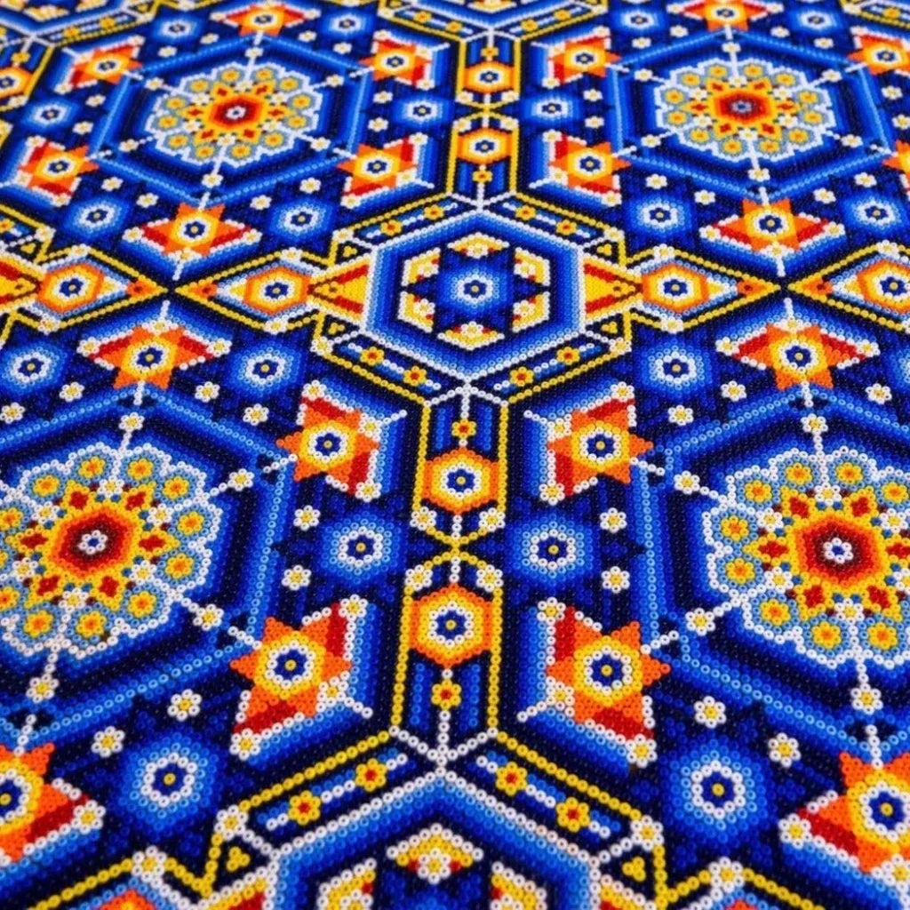 Handmade Unique Beaded Beaded Cabinet - LOOMLAN - Victor Betancourt - Sideboards