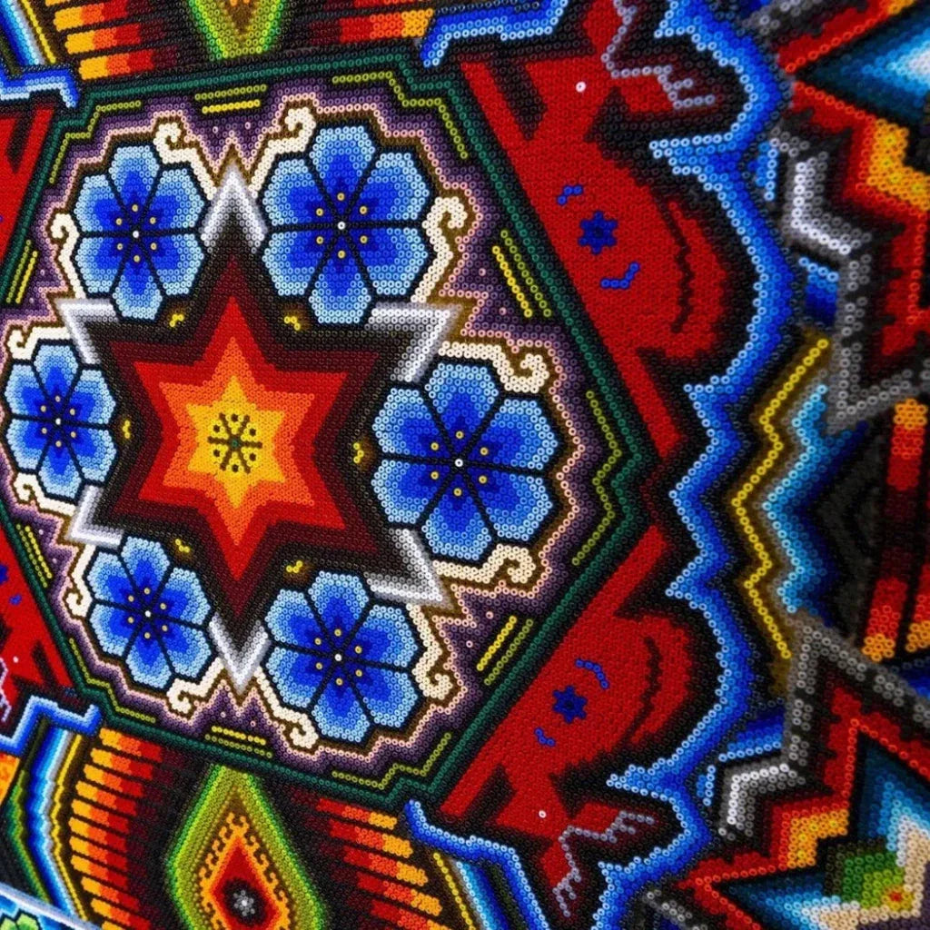 Handmade Unique Beaded Cabinet Deer - LOOMLAN - Victor Betancourt - Sideboards