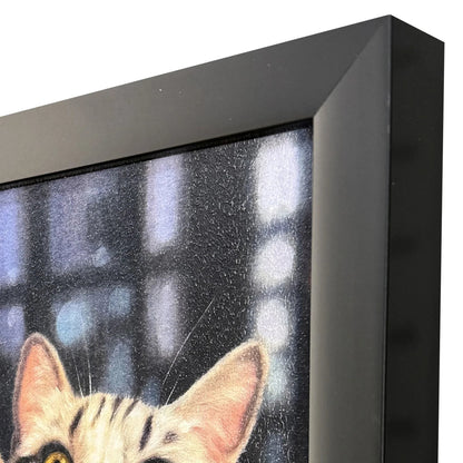 Happy Hour Blue Framed Wall Art