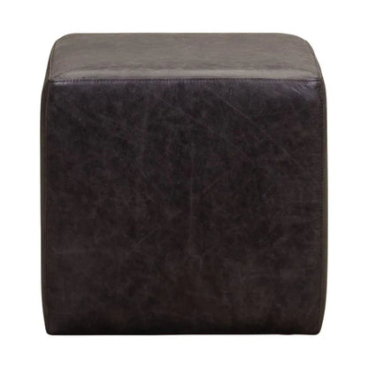 Happy Hour Leather Storage Swivel Ottoman - LOOMLAN - Ottomans
