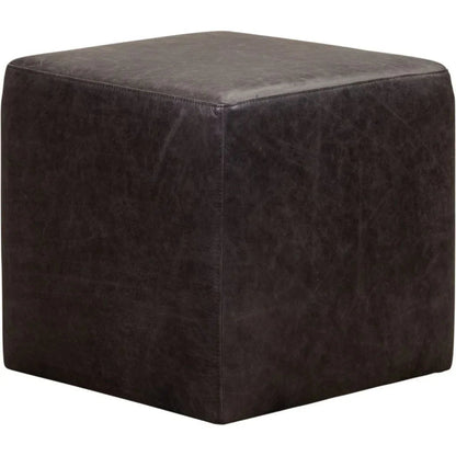 Happy Hour Leather Storage Swivel Ottoman - LOOMLAN - Ottomans