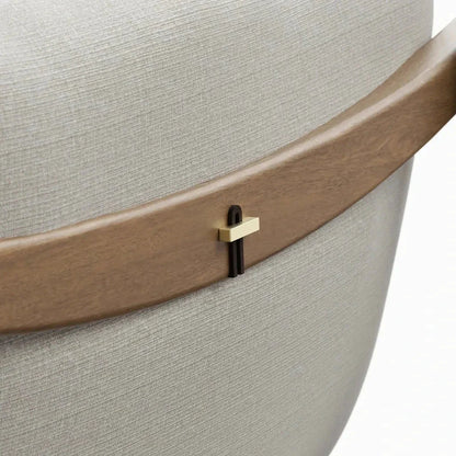 Hara Fabric Accent Chair - LOOMLAN - Urbia - Club Chairs