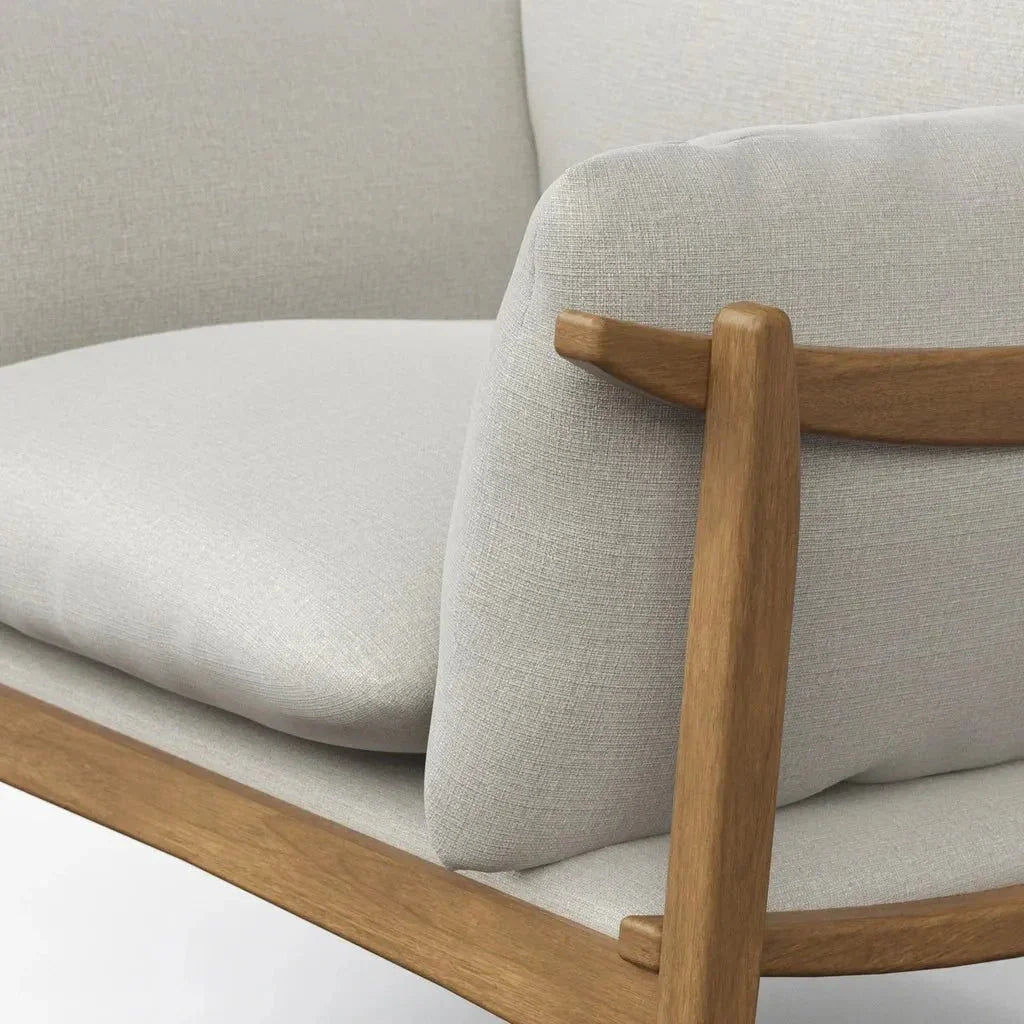 Hara Fabric Accent Chair - LOOMLAN - Urbia - Club Chairs