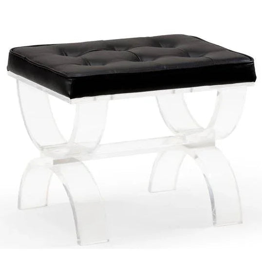 Harlow Acrylic Made Bedroom Bench - LOOMLAN - Wildwood - Bedroom Benches