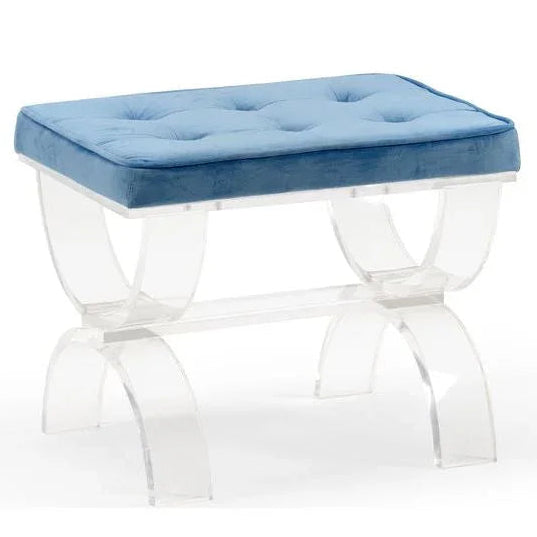 Harlow Acrylic Made Bedroom Bench - LOOMLAN - Wildwood - Bedroom Benches