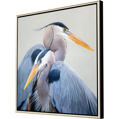 Harmony Blue Heron Canvas Art