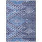 Harmony Blue Washable Indoor-Outdoor Rug-Outdoor Rugs-LOOMLAN Rugs-2'6" x 3'10"-LOOMLAN