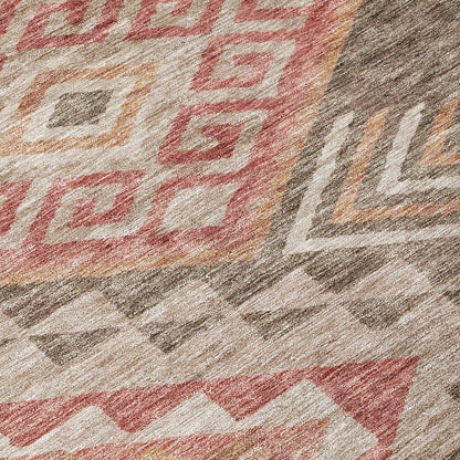Harmony Brown Washable Indoor-Outdoor Rug-Outdoor Rugs-LOOMLAN Rugs-LOOMLAN