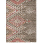 Harmony Brown Washable Indoor-Outdoor Rug-Outdoor Rugs-LOOMLAN Rugs-2'6" x 3'10"-LOOMLAN