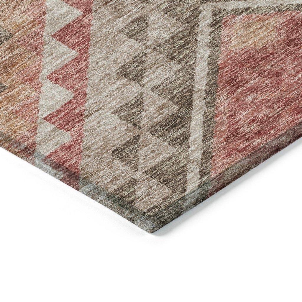 Harmony Brown Washable Indoor-Outdoor Rug-Outdoor Rugs-LOOMLAN Rugs-LOOMLAN