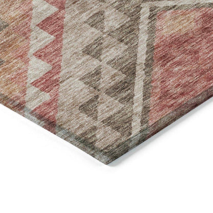 Harmony Brown Washable Indoor-Outdoor Rug-Outdoor Rugs-LOOMLAN Rugs-LOOMLAN