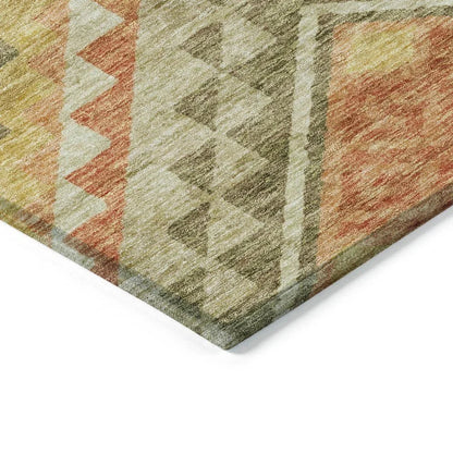 Harmony Green Washable Indoor-Outdoor Rug-Outdoor Rugs-LOOMLAN Rugs-LOOMLAN