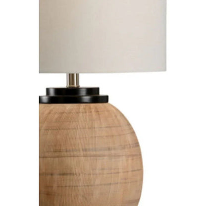 Harmony Hand Etched Ceramic Table Lamp - LOOMLAN - Wildwood - Table Lamps