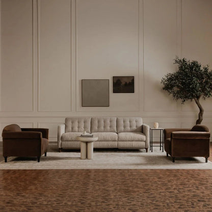 Harmony Modern Birch Legs Accent Chair - LOOMLAN - Moe's Home - Club Chairs