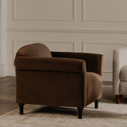 Harmony Modern Birch Legs Accent Chair - LOOMLAN - Moe's Home - Club Chairs