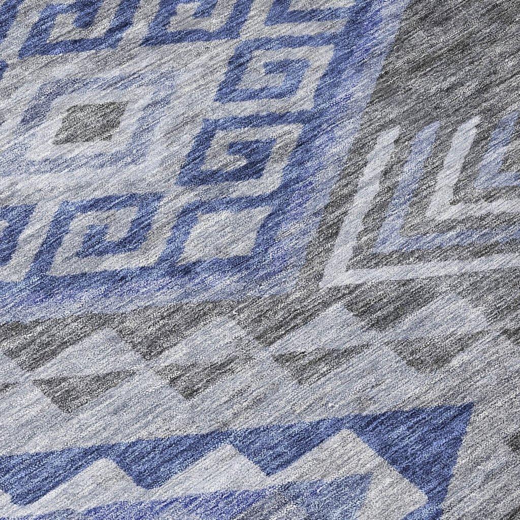 Harmony Pewter Washable Indoor-Outdoor Rug-Outdoor Rugs-LOOMLAN Rugs-LOOMLAN