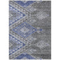Harmony Pewter Washable Indoor-Outdoor Rug-Outdoor Rugs-LOOMLAN Rugs-2'6" x 3'10"-LOOMLAN