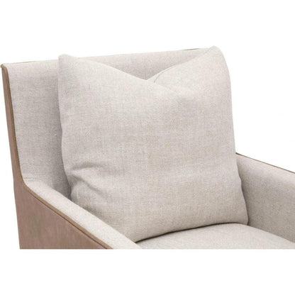 Harmony Two Tone Dining Arm Chair Casters - LOOMLAN - Essentials For Living - Dining Chairs