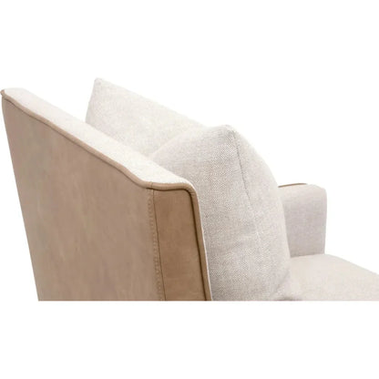 Harmony Two Tone Dining Arm Chair Casters - LOOMLAN - Essentials For Living - Dining Chairs