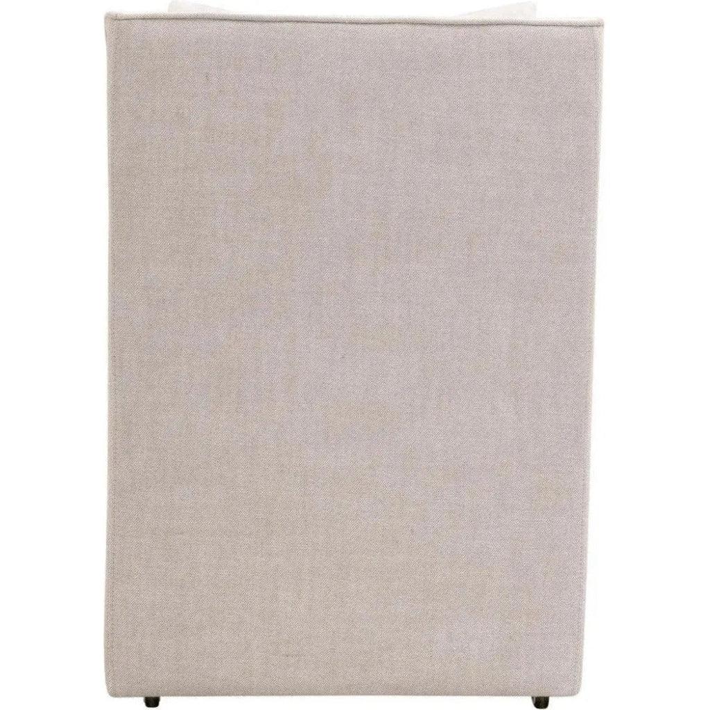 Harmony Two Tone Dining Arm Chair Casters - LOOMLAN - Essentials For Living - Dining Chairs