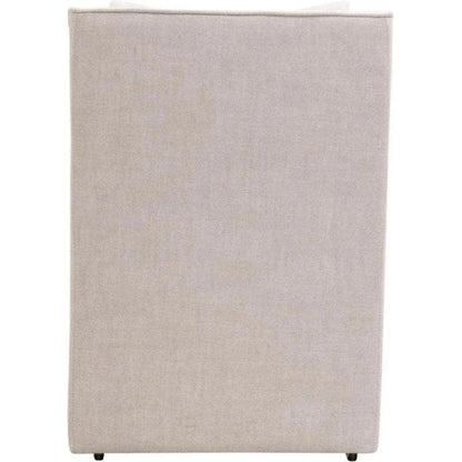 Harmony Two Tone Dining Arm Chair Casters - LOOMLAN - Essentials For Living - Dining Chairs