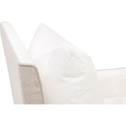 Harmony Two Tone Dining Arm Chair Casters - LOOMLAN - Essentials For Living - Dining Chairs