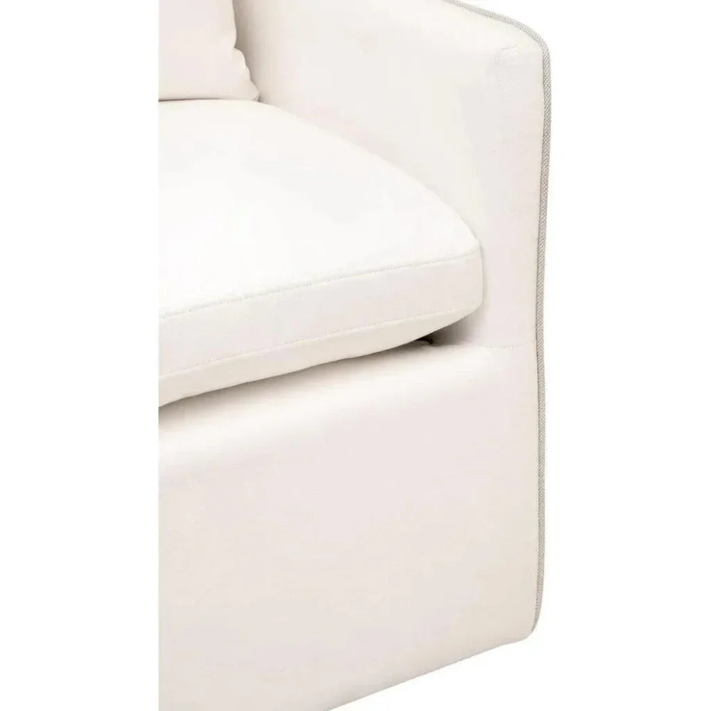 Harmony Two Tone Dining Arm Chair Casters - LOOMLAN - Essentials For Living - Dining Chairs