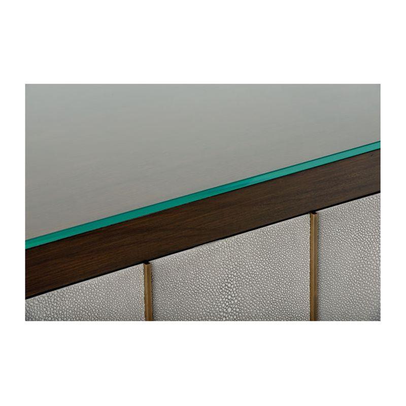 Harper Glass Top Wooden Console Cabinet - LOOMLAN - Wildwood - Accent Cabinets