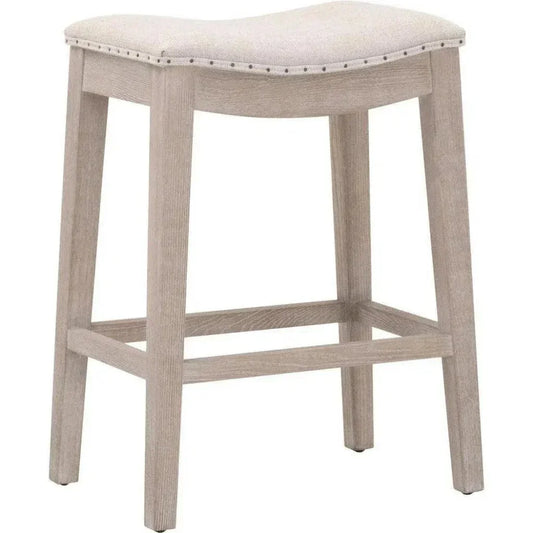 Harper Counter Stool Performance Linen Blend - LOOMLAN - Essentials For Living - Counter Stools