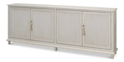 Harper Wooden White Sideboard - LOOMLAN - Sarreid - Sideboards