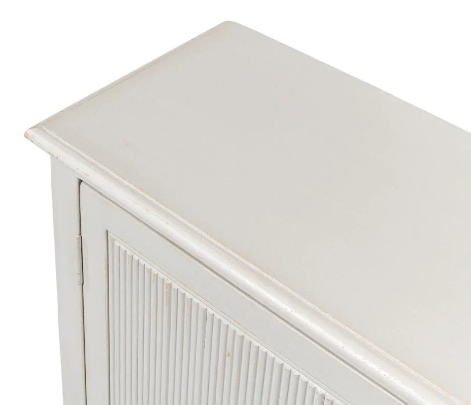 Harper Wooden White Sideboard - LOOMLAN - Sarreid - Sideboards