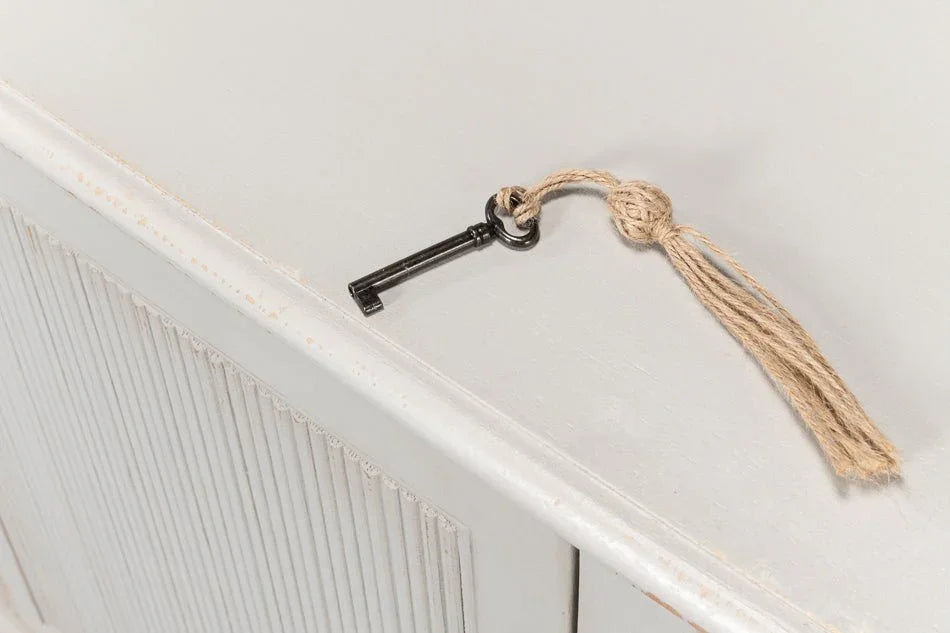 Harper Wooden White Sideboard - LOOMLAN - Sarreid - Sideboards