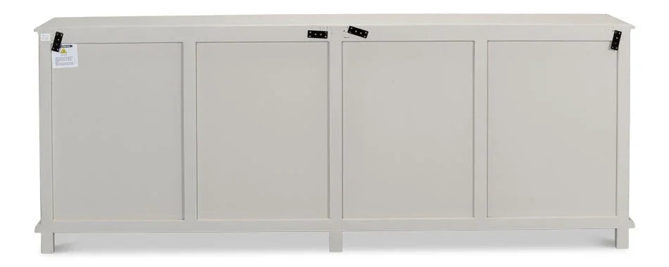 Harper Wooden White Sideboard - LOOMLAN - Sarreid - Sideboards