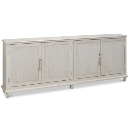Harper Wooden White Sideboard - LOOMLAN - Sarreid - Sideboards