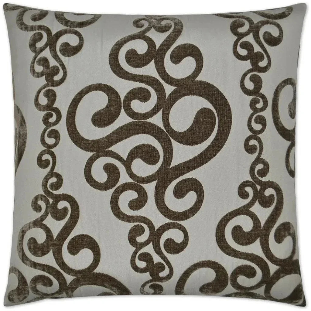 Harpo Taupe Throw Pillow With Insert - LOOMLAN - D.V. Kap - Throw Pillows
