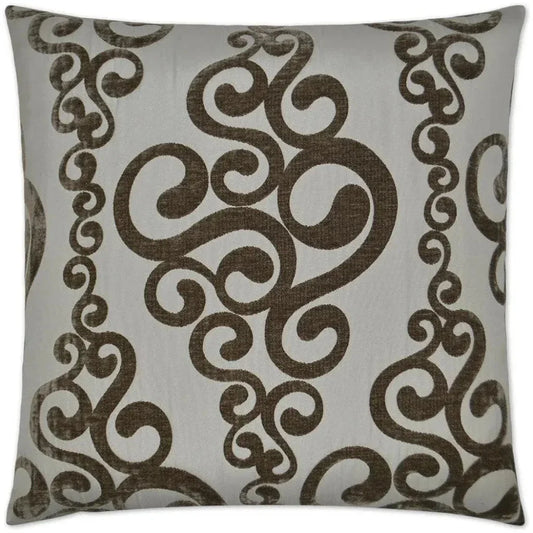 Harpo Taupe Throw Pillow With Insert - LOOMLAN - D.V. Kap - Throw Pillows