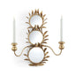 Harting Metal Frame Mirrored Wall Sconce - LOOMLAN - Chelsea House - Wall Sconces