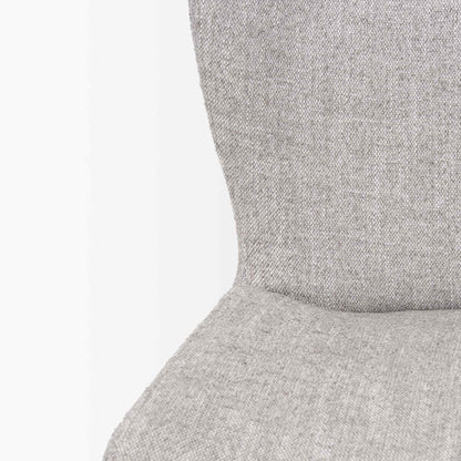 Hartt Grey Fabric Dining Chair (Set of 2)