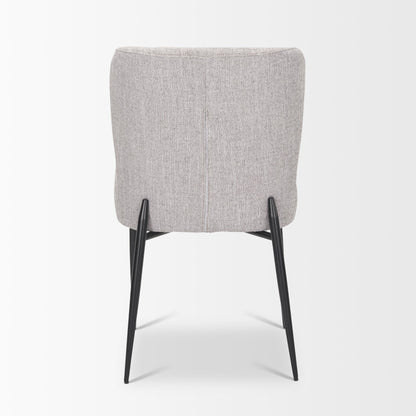 Hartt Grey Fabric Dining Chair (Set of 2)