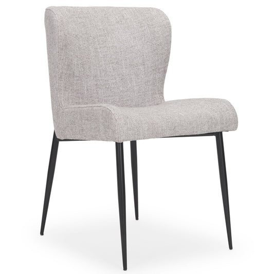 Hartt Grey Fabric Dining Chair (Set of 2)