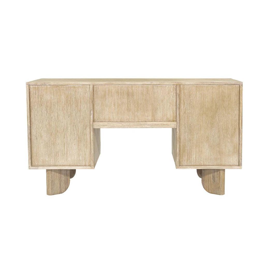 Haru Minimalist Designed Wooden Desk-Home Office Desks-LH Imports-LOOMLAN