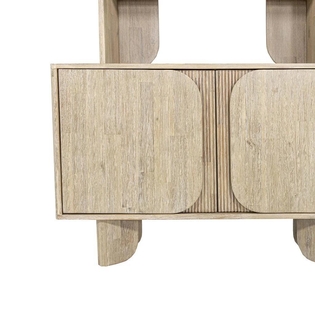 Haru Modern Looked Wooden Etagere-Etageres-LH Imports-LOOMLAN