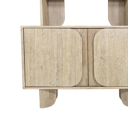 Haru Modern Looked Wooden Etagere-Etageres-LH Imports-LOOMLAN